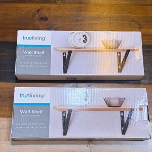 Bundle Wall Shelf with Black Brackets